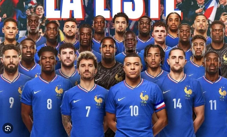 Danh sách đội tuyển Pháp tham dự Euro 2024